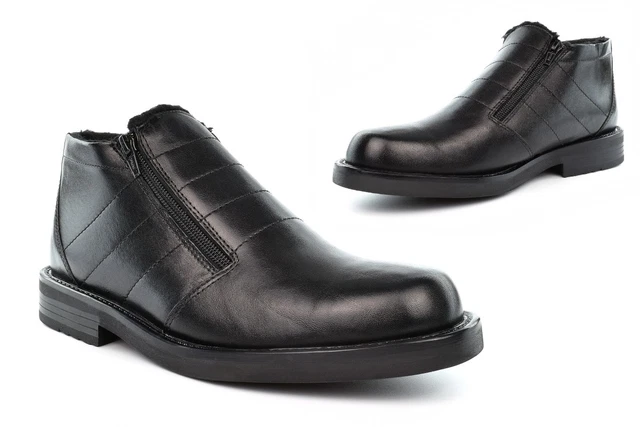 Picclick.com MENS LEATHER BOOTS Wide Open Boots Biker Boots Ankle Boots School Boots ...