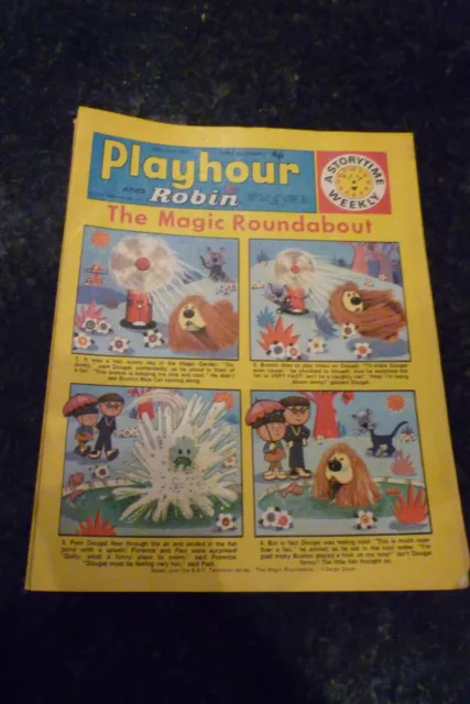 PLAYHOUR & ROBIN - (1972) - Date 24/06/1972 - Inc "The Magic Roundabout"