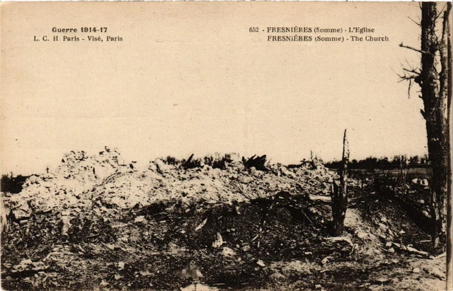 CPA Militaire, Fresnieres - L'Eglise (278115)