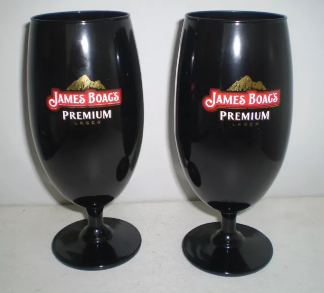 2 Beer pub  glasses  -James Boags Premium - New