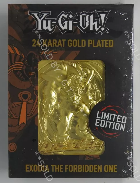 Yugioh! - Exodia The Forbidden One - 24K Gold Plated Collectable-Limited Edition