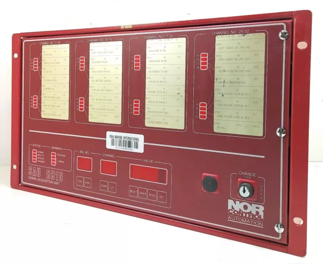 Norcontrol Automation Signal Acquisition Unit Ha220447 Sau8810 Red