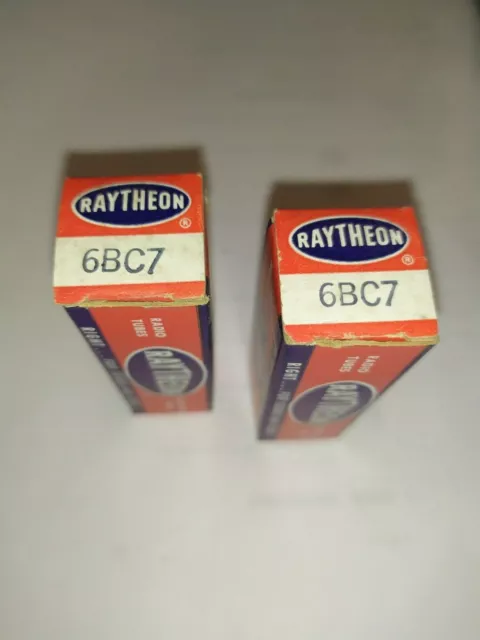 6BC7 RAYTHEON  Nos     Lot de 2 pièces         (CL1/8)