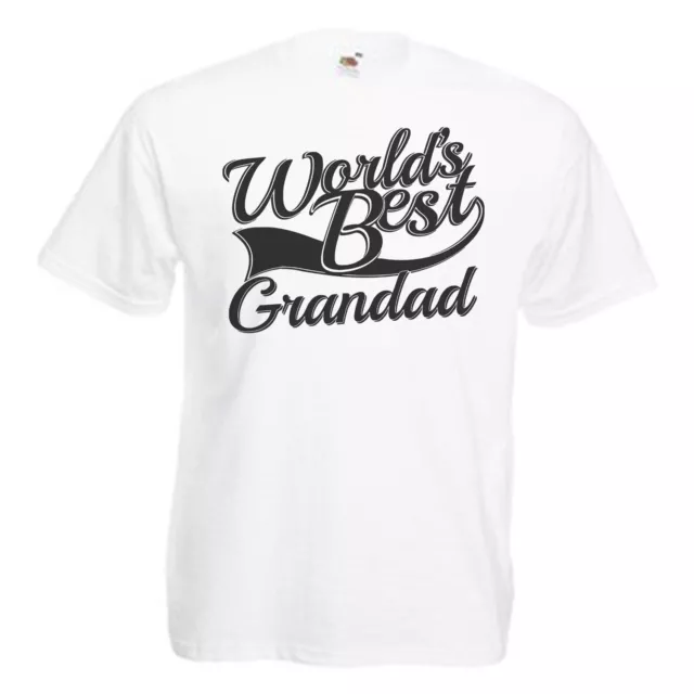 World's Best Grandad Gift Adults T-shirt homme 12 couleurs taille S - 3XL 2