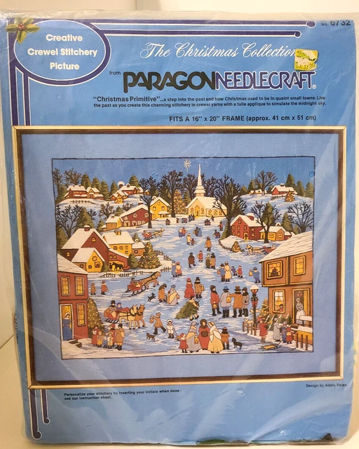 Kit de crepillera de aguja Paragon de colección pueblo victoriano primitivo de Navidad 6732