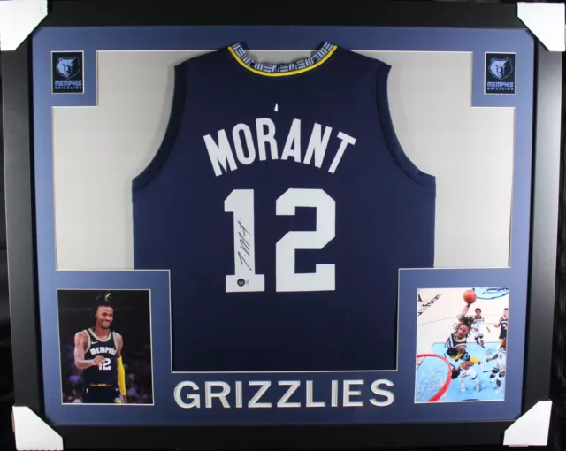 JA Morant Autographed Jersey Vancouver Throwback Grizzles XL