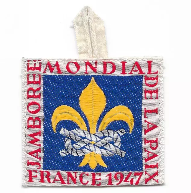 Workers Subcamp Patch 1947 6th World Jamboree Held in France Boy Scouts AF
