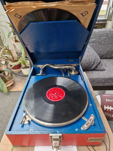 Reisegrammophon/Koffergrammophon Telefunken - TP 100b 78-RPM