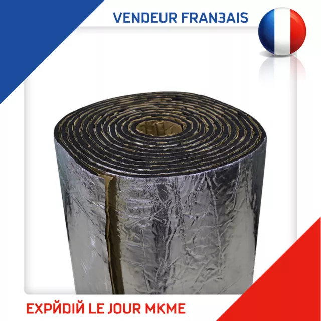 50x200cm Tapis de voiture insonorisant isolation thermique et sonore prote FR