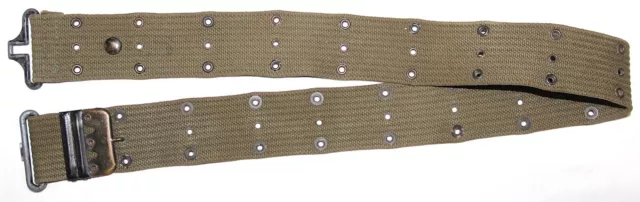 Original Wwii 1945 Dated Od Web Pistol Belt