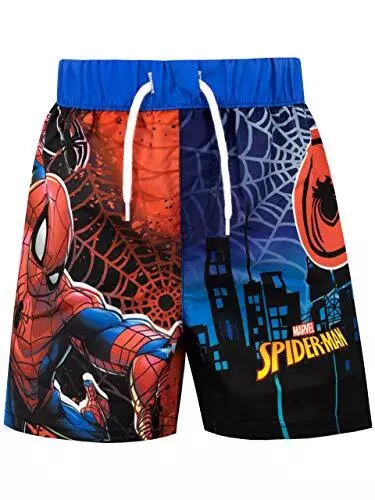 Marvel Costume da Bagno per Ragazzi a Due Pezzi Spiderman Multicolore 5-6 Anni