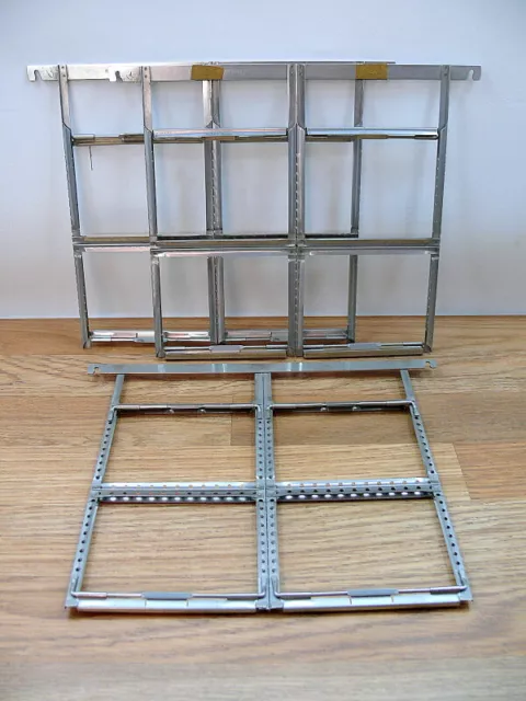 Kodak Multiple 4x5 film hanger on 8x10 frame. Lot of 3 hangers.