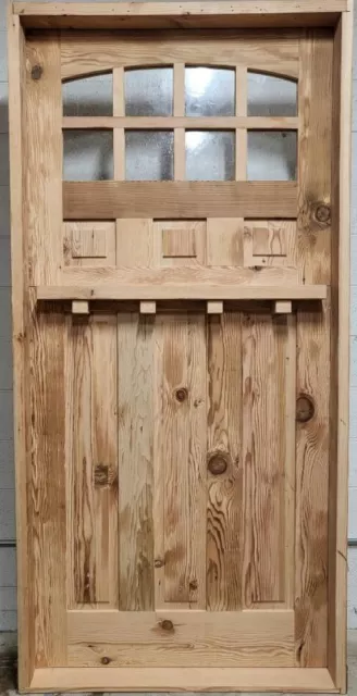Rustic CRAFTSMAN reclaimed lumber Dutch Door old growth Doug Fir u Choose size