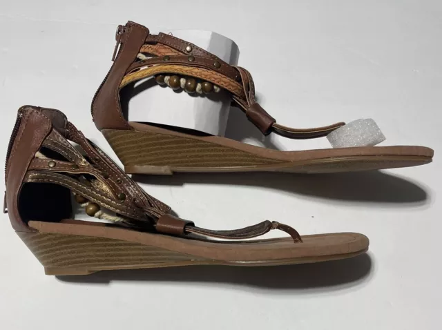 RUFF HEWN Gladiator Sandals Shoes Womens Size 7.5M Mercer Strappy Cushioned