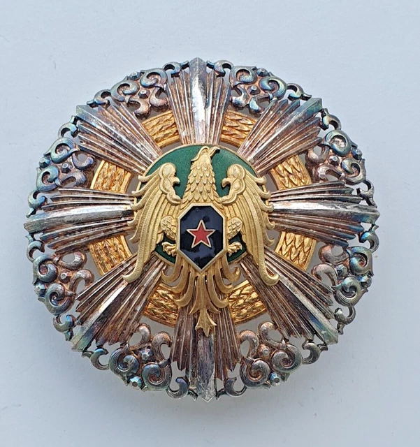 Broche Vintage Art Nouveau - Plastique Bleu Et Blanc, Métal Argenté - Wedgwood Style