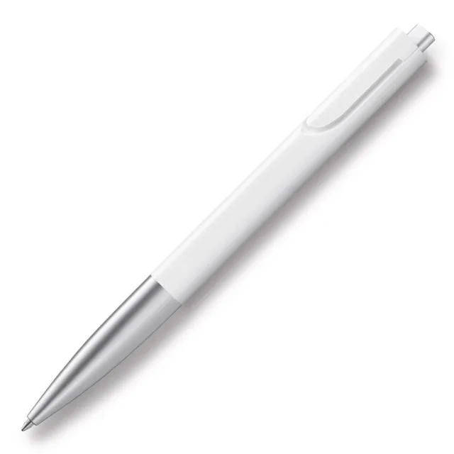 NEW Lamy Noto White & Silver Ballpoint Pen
