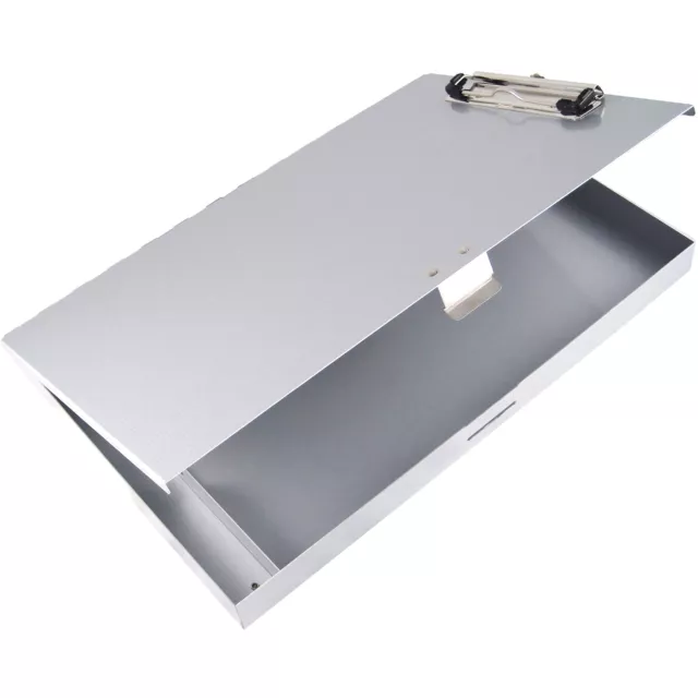 Saunders Recycled Aluminum Tuff-Writer Storage Clipboard Letter Size Silver 1...