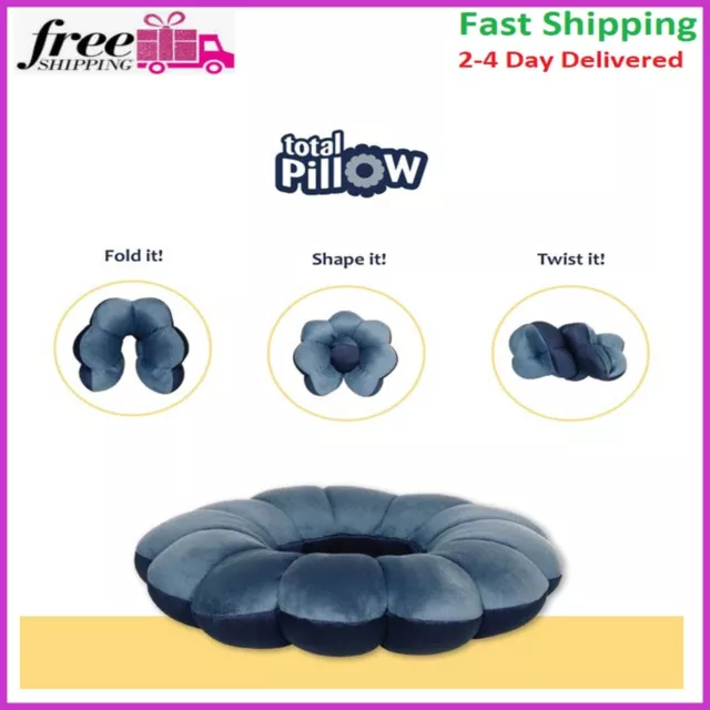 Total Pillow, Microbead Pillow, Adjustable Pillow for Neck And Lumbar Support