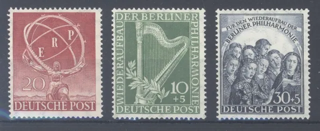 Berlin Michel Nummer 71-73, Jahrgang 1950 ** (5087)