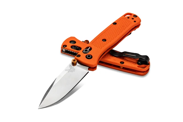 Benchmade Bugout Mini 533 2.82" CPM-S30V Drop Point Blade Orange Grivory Handle