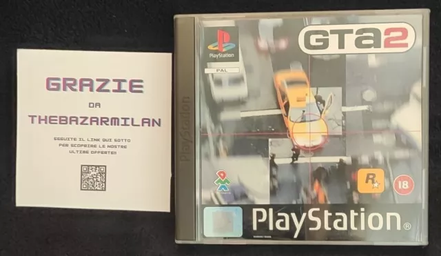 GTA 2 - GRAND THEFT AUTO - Completo di mappa - PS1 - ITA
