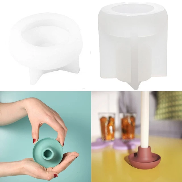 Silikonform Kerzenständer Mold Teelicht Weich DIY Geschenke Epoxidform