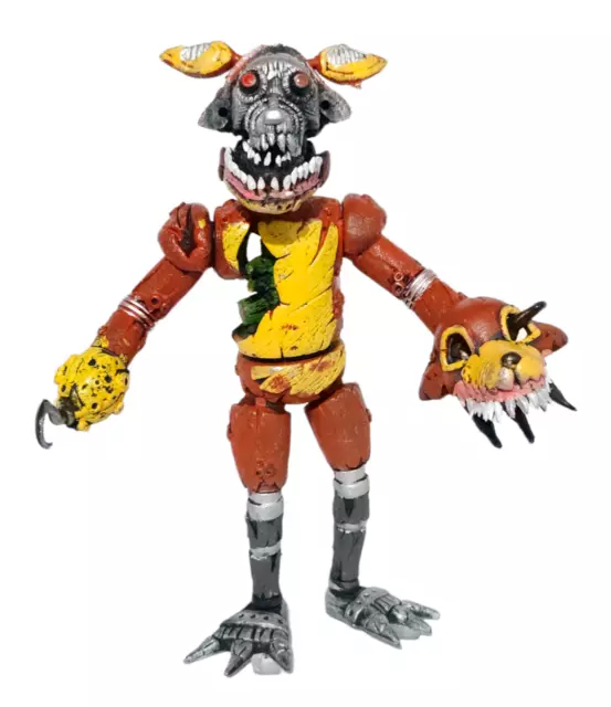 TOY MEXICAN 6 FIGURES FIVE NIGHTS AT FREDDY'S ANIMATRONICS SCRAP TWISTED