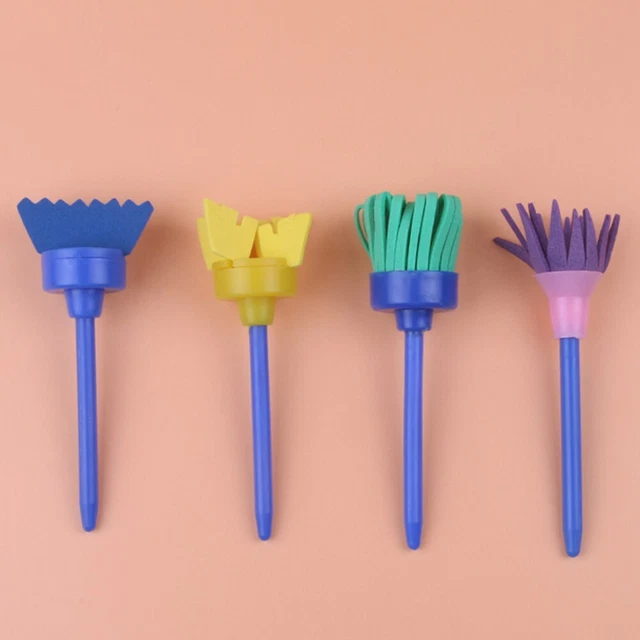 Lot de 3 stylos éponge à mélanger, pastels à l'huile, outils éponge à