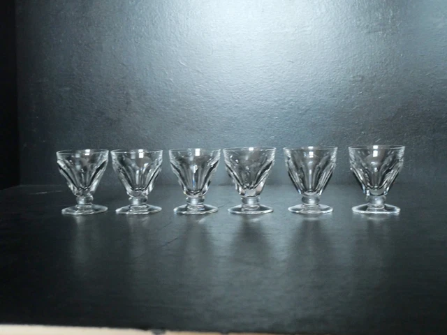 Cabaret Garni Service à liqueur en Cristal taillé Baccarat Saint Louis