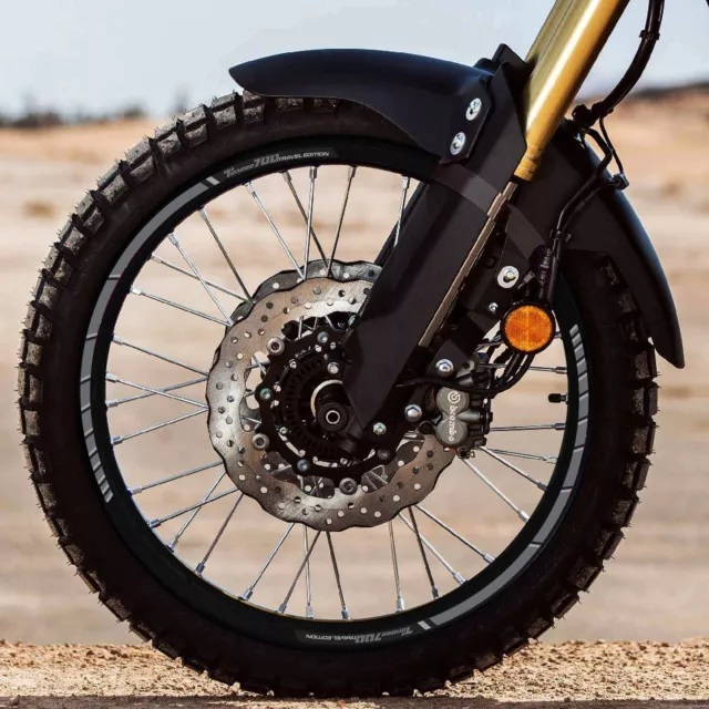 Kit strisce adesive per cerchi moto compatibili con Yamaha Tenere 700 2022