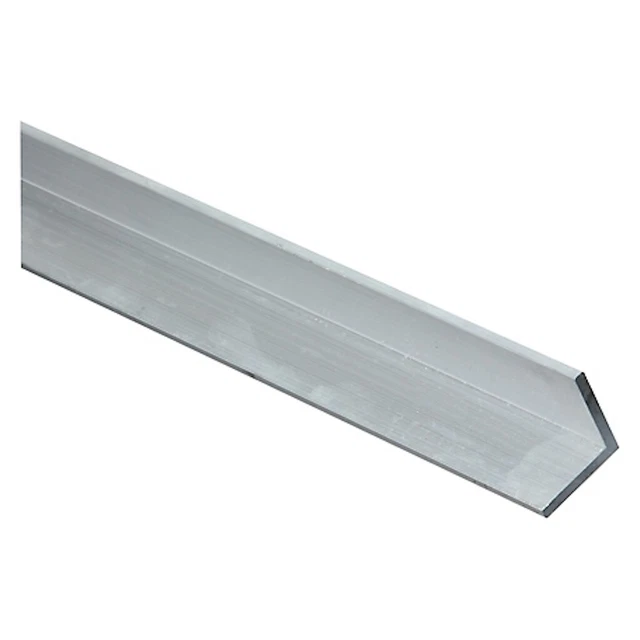 National Hardware 1" x 48" x 1/8" 4204BC Solid Aluminum Angle, Mill, Yellow