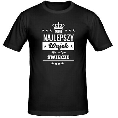 Najlepszy Wujek  POLAND Koszulka Polish T-shirt Polska prezent dla Wujka