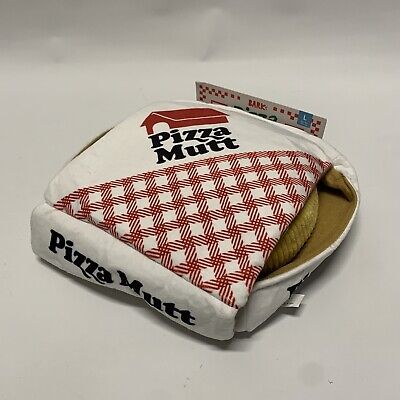 🐶 BARK Box Barkbox Pizza Pawty PIZZA MUTT Pizza Hut DOG Toy NEW Large Rare