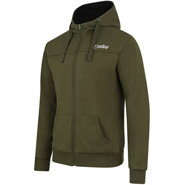 Century Carp Sea Fishing Rods NG Green Premium Zip Hoody - NEW