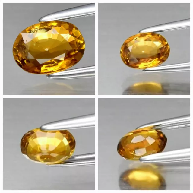 Natural Unheated Yellow Tourmaline Oval 0.48ct 6x4.2mm Africa