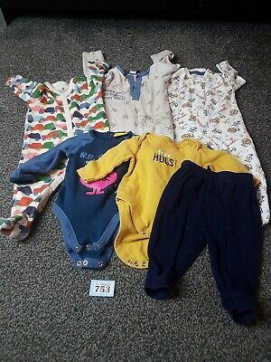 Baby Boys 3-6 Months Bundle, Sleepsuit/ Vest (B691)