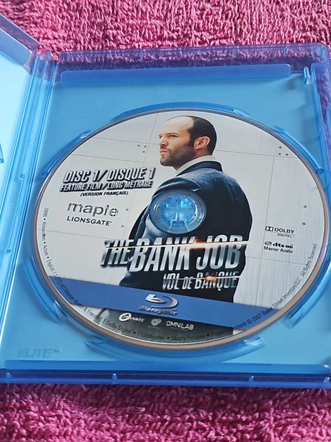 THE BANK JOB Blu-ray Disc Jason Statham JUST COMES WITH BLU RAY VERSION ...