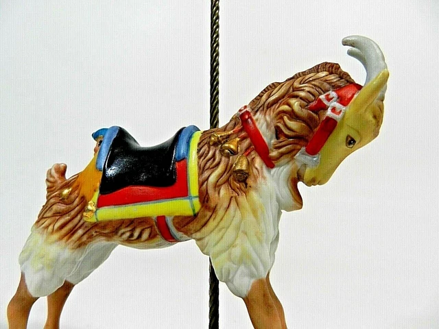 Franklin Mint Porcelain Figurine Goat Animal