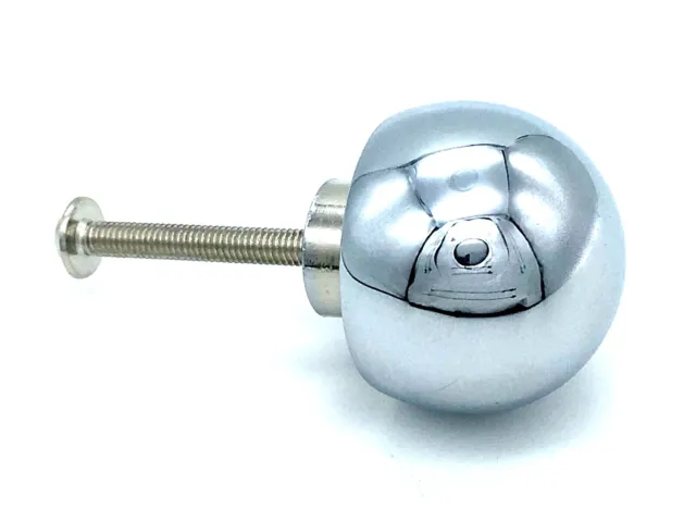 ROUND KNOBS 30mm polished chrome ball knob cupboard cabinet drawer handle (816)