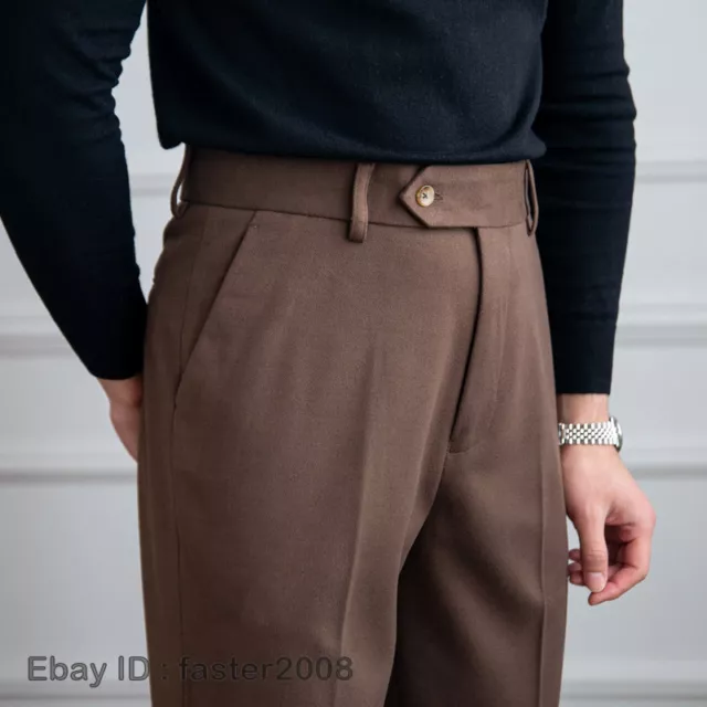 NEW MENS PANTS British Style Slim Fit Bell-Bottoms Loose Tango Blazer  Trousers $24.34 - PicClick
