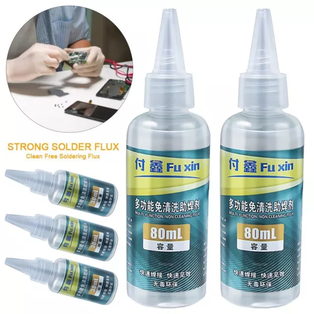 30ml 80ml Clean Free Soldering Flux  Metal Soldering Assistance