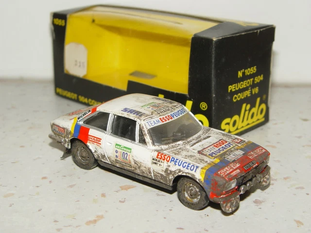 Peugeot 504 Coupé V6 - Rallye Côte D'Ivoire 1978 - Ixo RAC417A - 1/43 - Neuve
