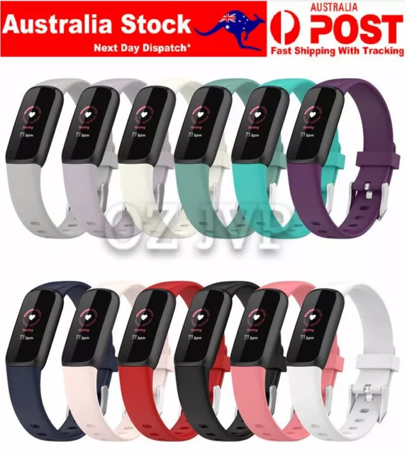 Fitbit Luxe Watch Band Strap Replacement Wristband Soft Silicone Sport Strap