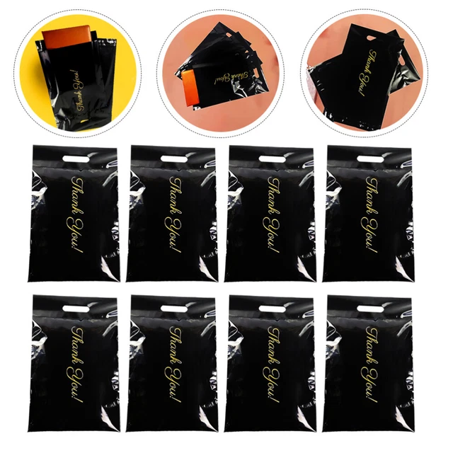 100 pezzi borsa grazie corriere borse plastica involucro borse confezione ispessita