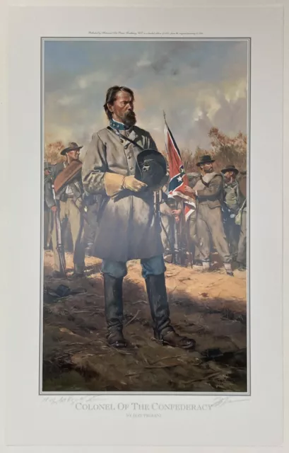 Don Troiani Colonel of the Confederacy Signed LE AP Civil War Print COA Mint