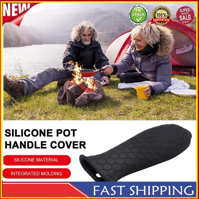 Impugnatura in silicone per pentole calde, supporto padella antiscivolo, parti pentole