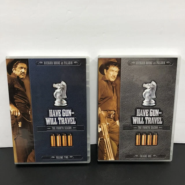 Have Gun Will Travel TV Western fourth season Season 4 Volume 1  2 DVD CBS 1961