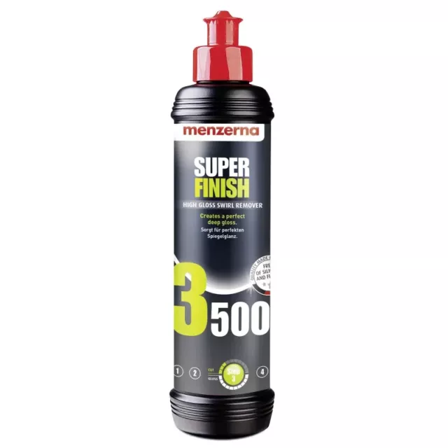 (51,60€/L) Menzerna Super Finish 3500 Hochglanzpolitur Hochglanz Politur 250ml