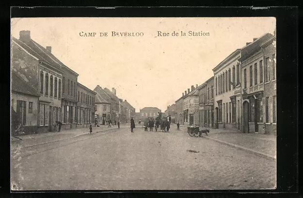 CPA Camp de Beverloo, Rue de la Station