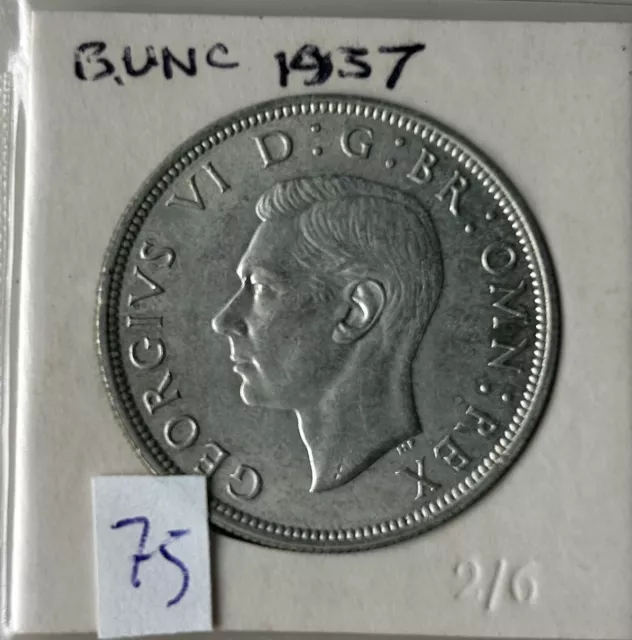 1937 Great Britain 50% Silver Half Crown